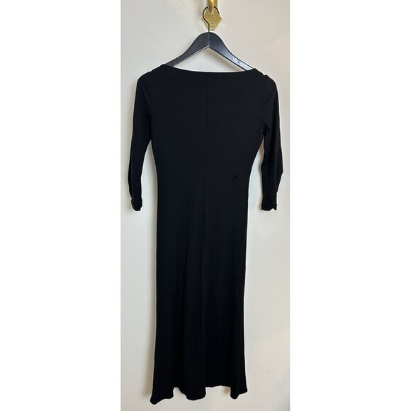 REFORMATION Belmont Knit Dress in Black Size Small - Picture 5 of 11